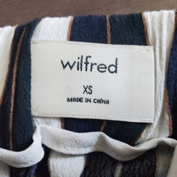 Aritzia Wilfred Faun Striped Pants Size XS - Picture 9 of 13